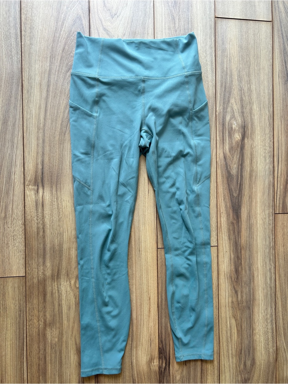 Fabletics High-Waist Teal Leggings